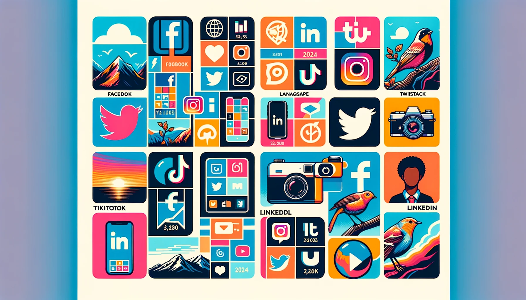 Bildformate / Grafikformate der wichtigsten Social-Media-Plattformen 2024